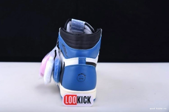 Scott Travis Air White and 1 DH3227-105 Blue Jordan 0823